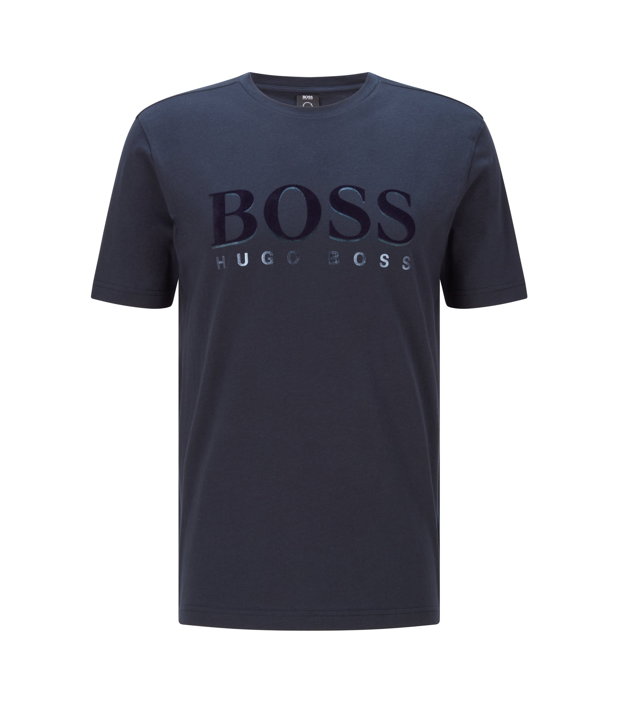 BOSS Vert Hugo Boss teeonic Block Logo T-shirt bleu marine 50435898 